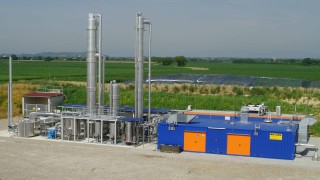 badenova Bioerdgasaufbereitung in Forchheim.