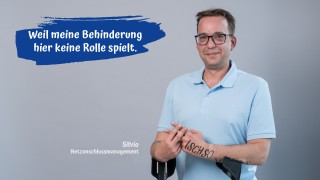 Diversity Kampagne zum Thema Behinderung Anlässlich des Deutschen Diversity-Tag startet badenova eine Kampagne, um ein klares Statement für Vielfalt zu setzen - denn eine Behinderung spielt bei uns keine Rolle.