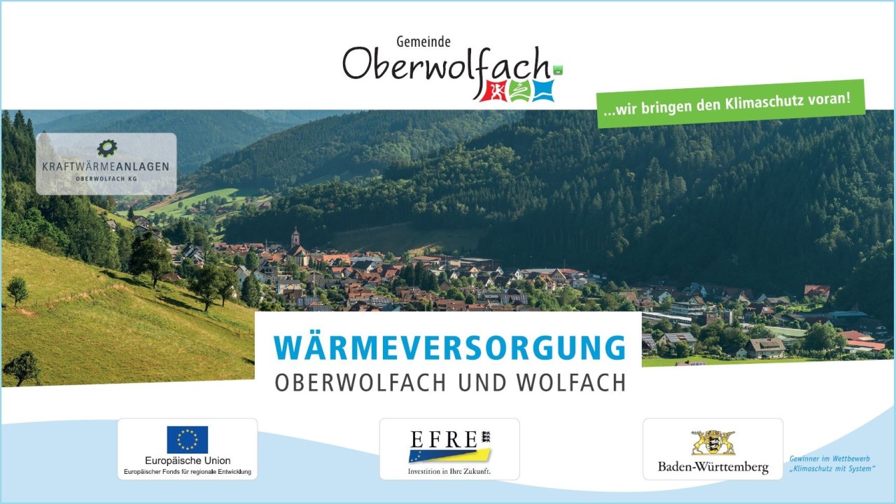 Interkommunale Nahwärmeversorgung Oberwolfach und Wolfach